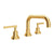 Rohl A2218LM-2 Lombardia Widespread Lavatory Faucet With U-Spout