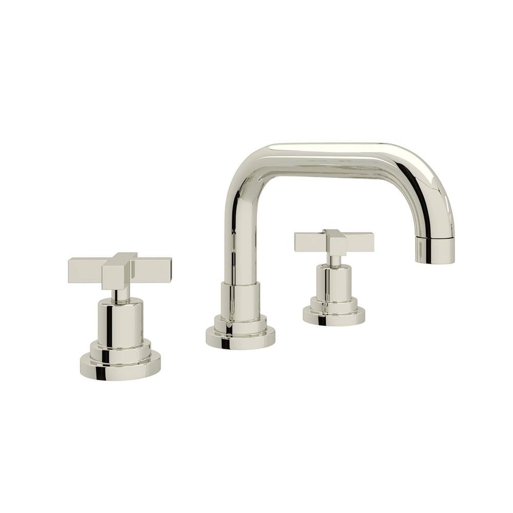 Rohl A2218XM-2 Lombardia Widespread Lavatory Faucet With U-Spout