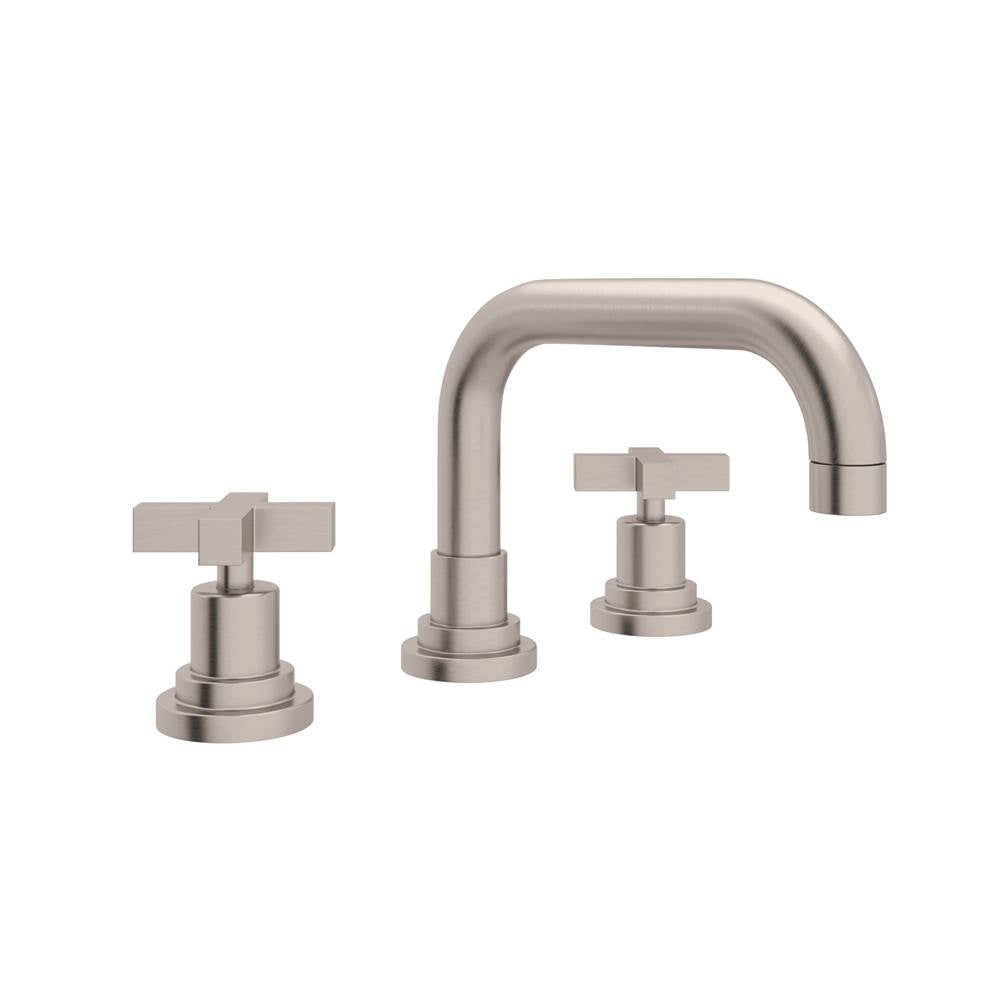 Rohl A2218XM-2 Lombardia Widespread Lavatory Faucet With U-Spout
