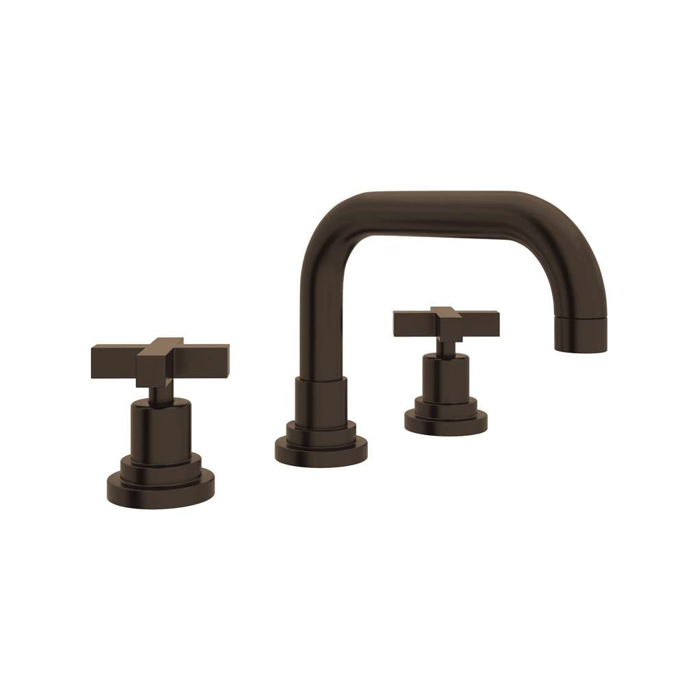 Rohl A2218XM-2 Lombardia Widespread Lavatory Faucet With U-Spout