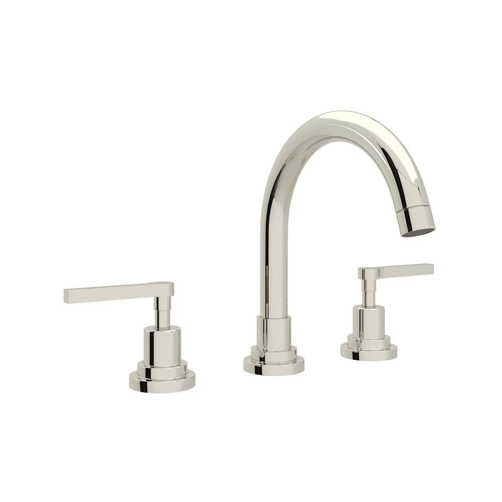 Rohl A2228LM-2 Lombardia Widespread Lavatory Faucet With C-Spout