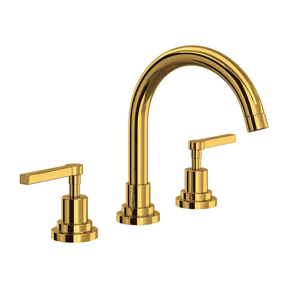 Rohl A2228LM-2 Lombardia Widespread Lavatory Faucet With C-Spout