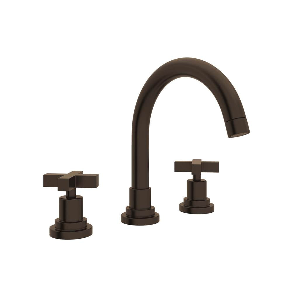 Rohl A2228XM-2 Lombardia Widespread Lavatory Faucet With C-Spout