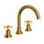 Rohl A2228XM-2 Lombardia Widespread Lavatory Faucet With C-Spout