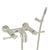 Rohl A3302IL Campo Exposed Wall Mount Tub Filler