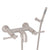 Rohl A3302IL Campo Exposed Wall Mount Tub Filler