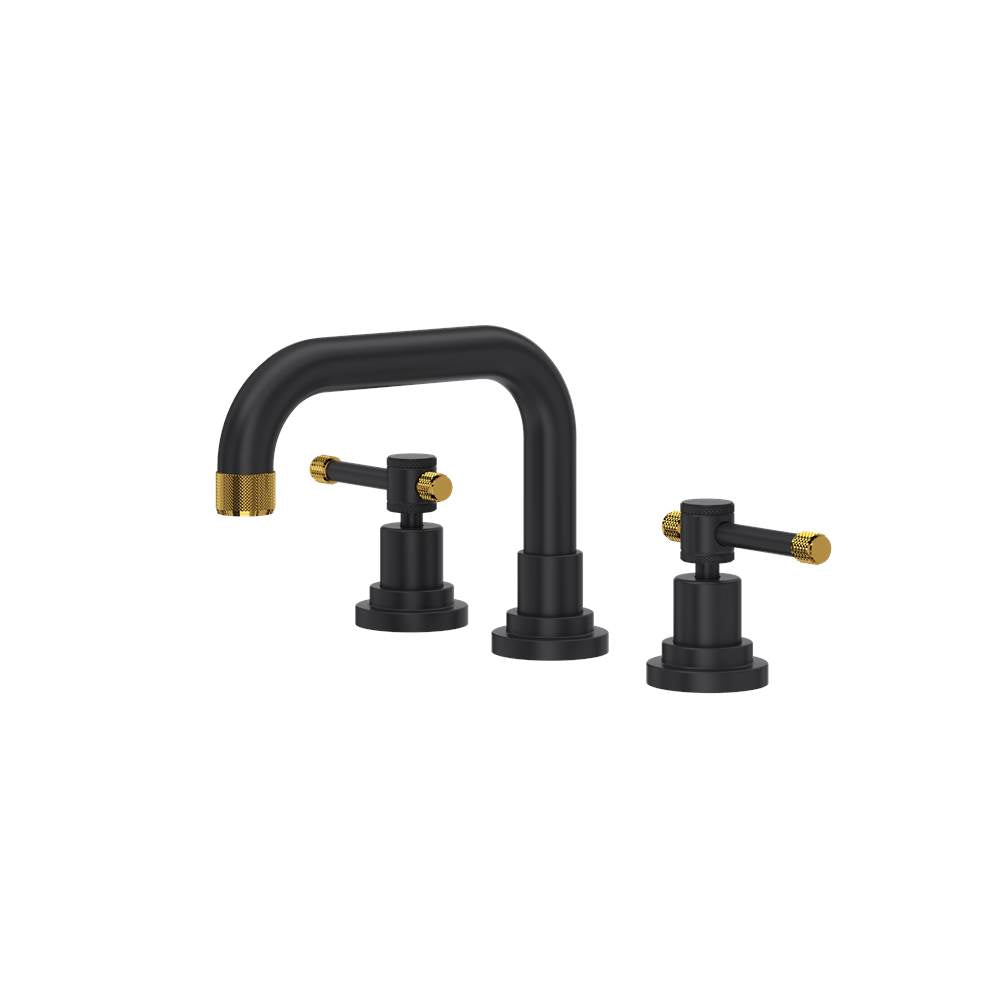 Rohl A3318IL-2 Campo Widespread Lavatory Faucet With U-Spout