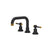 Rohl A3318IL-2 Campo Widespread Lavatory Faucet With U-Spout