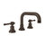 Rohl A3318IL-2 Campo Widespread Lavatory Faucet With U-Spout