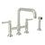 Rohl A3358ILWS-2 Campo Bridge Kitchen Faucet With Side Spray