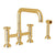 Rohl A3358IWWS-2 Campo Bridge Kitchen Faucet With Side Spray