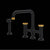 Rohl A3358IWWS-2 Campo Bridge Kitchen Faucet With Side Spray