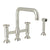 Rohl A3358IWWS-2 Campo Bridge Kitchen Faucet With Side Spray
