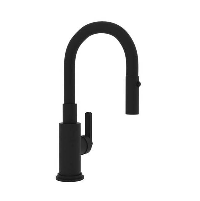 Rohl A3430SLM-2 Lombardia Pull-Down Bar/Food Prep Kitchen Faucet