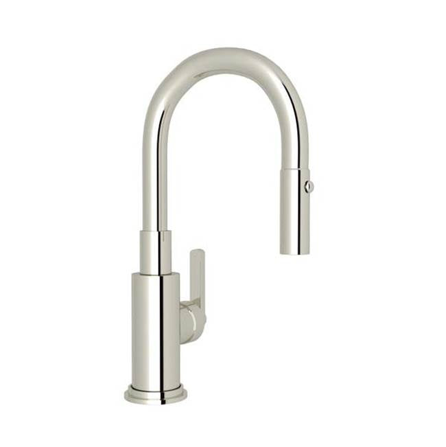 Rohl A3430SLM-2 Lombardia Pull-Down Bar/Food Prep Kitchen Faucet