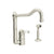 Rohl A3608/11LPWS-2 Acqui Extended Spout Kitchen Faucet With Side Spray