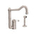 Rohl A3608/11LPWS-2 Acqui Extended Spout Kitchen Faucet With Side Spray
