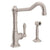 Rohl A3650/11LMWS-2 Acqui Extended Spout Kitchen Faucet With Side Spray