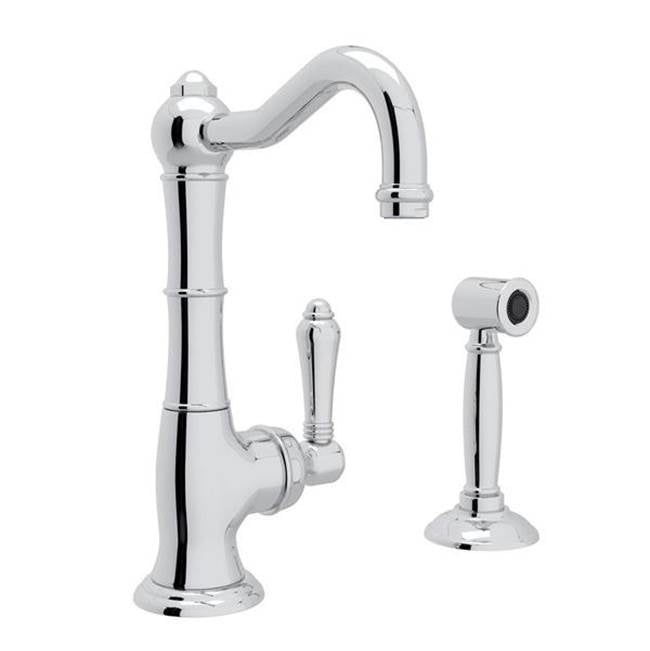 Rohl A3650LMWS-2 Acqui Kitchen Faucet With Side Spray - Parent