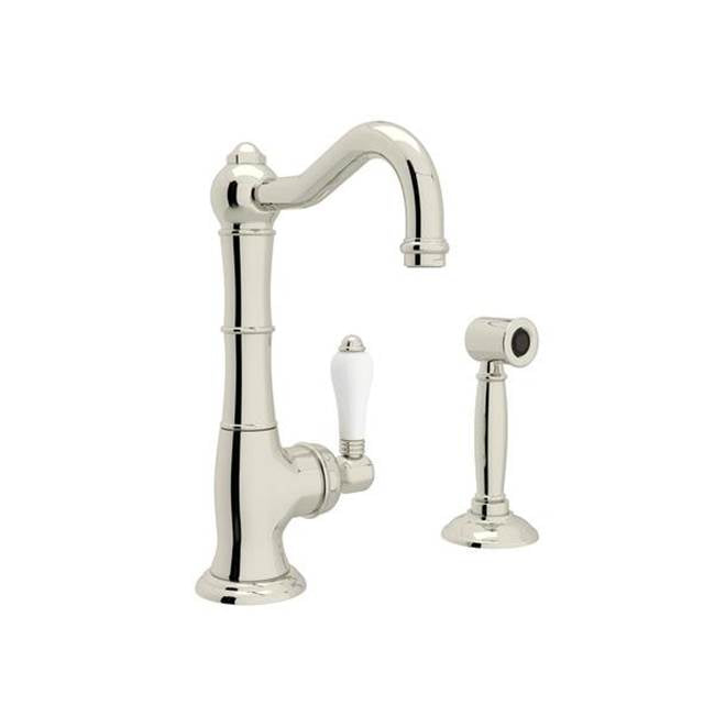 Rohl A3650LPWS-2 Acqui Kitchen Faucet With Side Spray