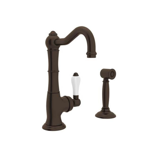 Rohl A3650LPWS-2 Acqui Kitchen Faucet With Side Spray