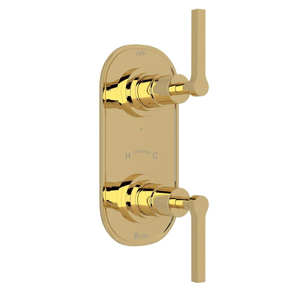 Rohl A4264LM Lombardia 1/2" Thermostatic Trim With Diverter