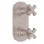Rohl A4264XM Lombardia 1/2" Thermostatic Trim With Diverter