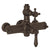 Rohl A4917XM Exposed Thermostatic Valve With Volume and Temperature Control