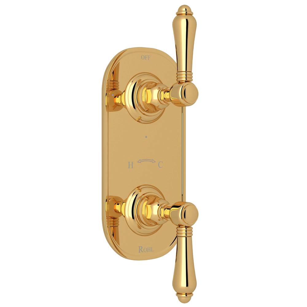 Rohl A4964LM 1/2" Thermostatic Trim With Diverter