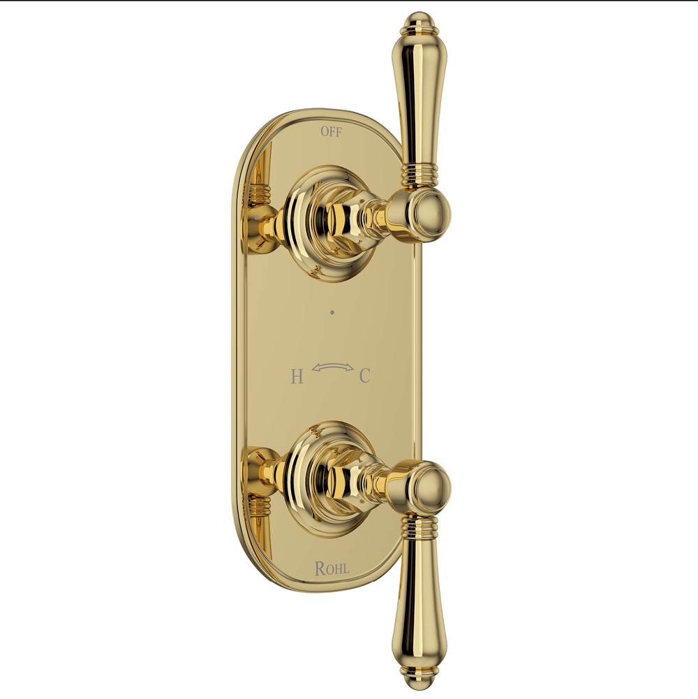Rohl A4964LM 1/2" Thermostatic Trim With Diverter