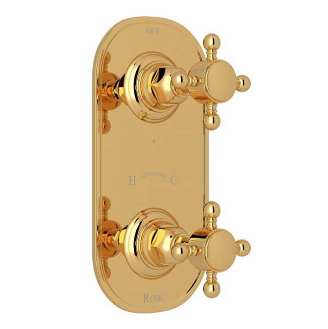 Rohl A4964XM 1/2" Thermostatic Trim With Diverter
