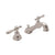 Rohl AC102LM-2 Arcana Widespread Lavatory Faucet With C-Spout