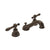 Rohl AC102LM-2 Arcana Widespread Lavatory Faucet With C-Spout