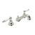 Rohl AC102OP-2 Arcana Widespread Lavatory Faucet With C-Spout