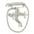 Rohl AC7X Arcana Exposed Wall Mount Tub Filler