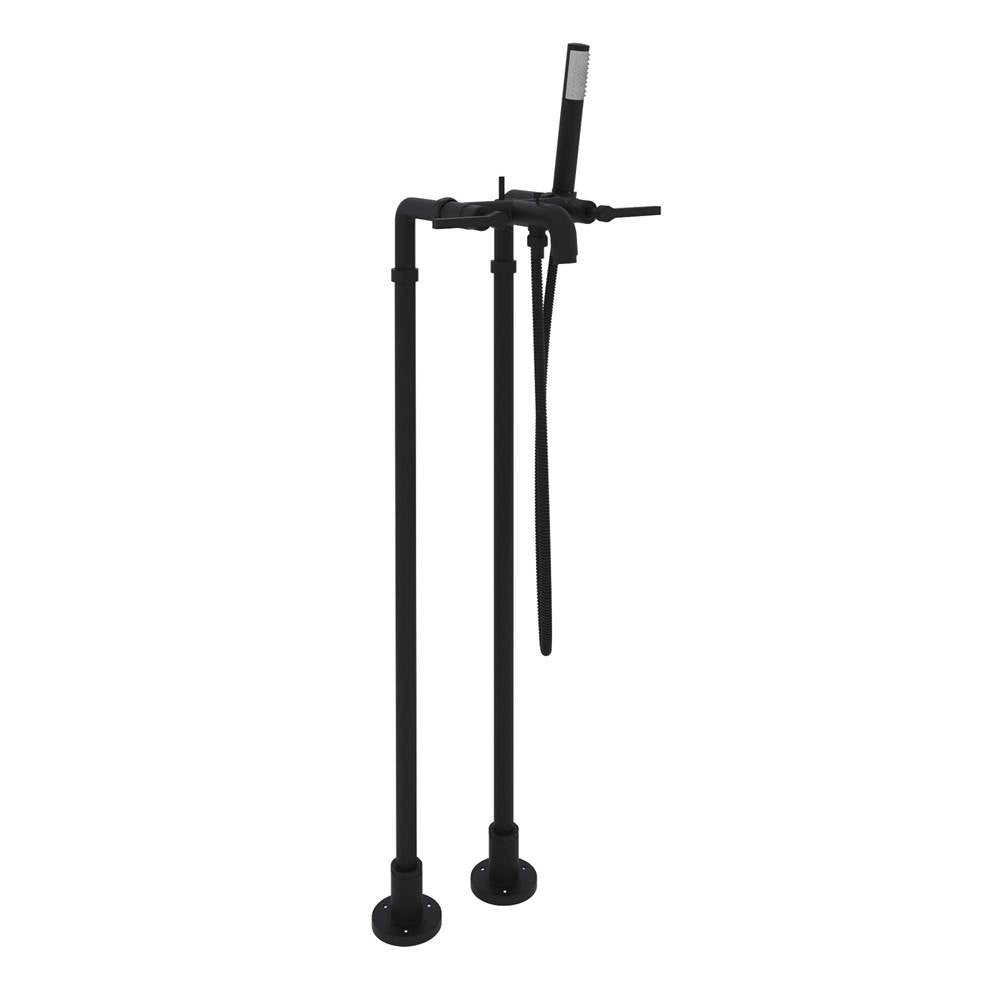 Rohl AKIT2202NLM Lombardia Floor Mount Tub Filler
