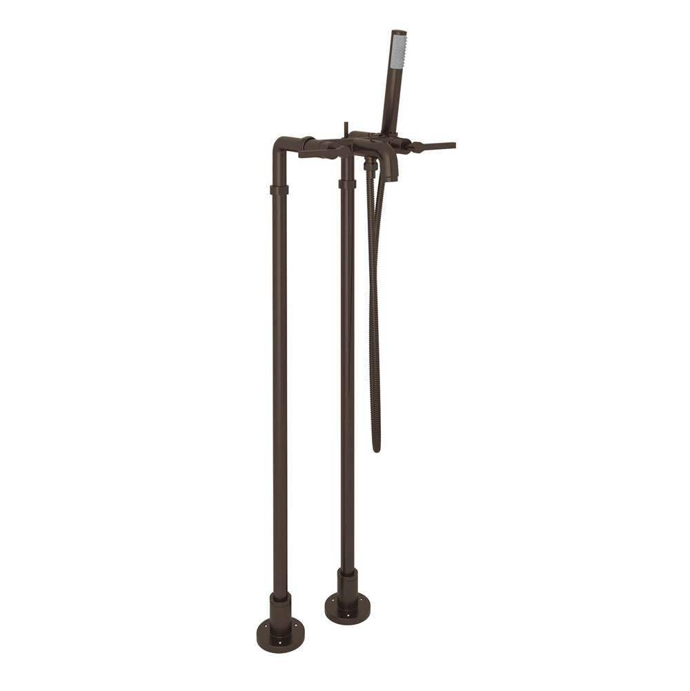 Rohl AKIT2202NLM Lombardia Floor Mount Tub Filler
