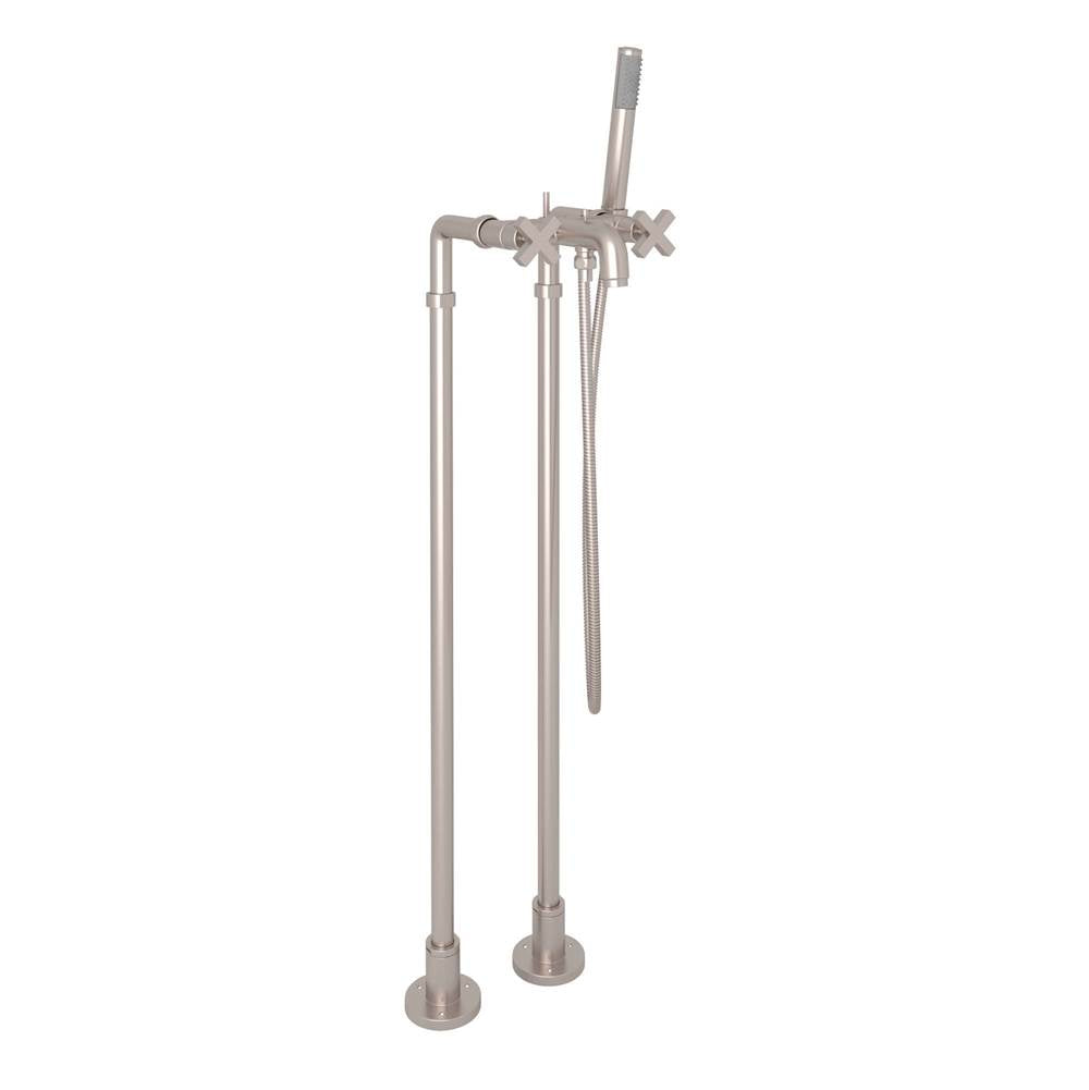 Rohl AKIT2202NXM Lombardia Floor Mount Tub Filler