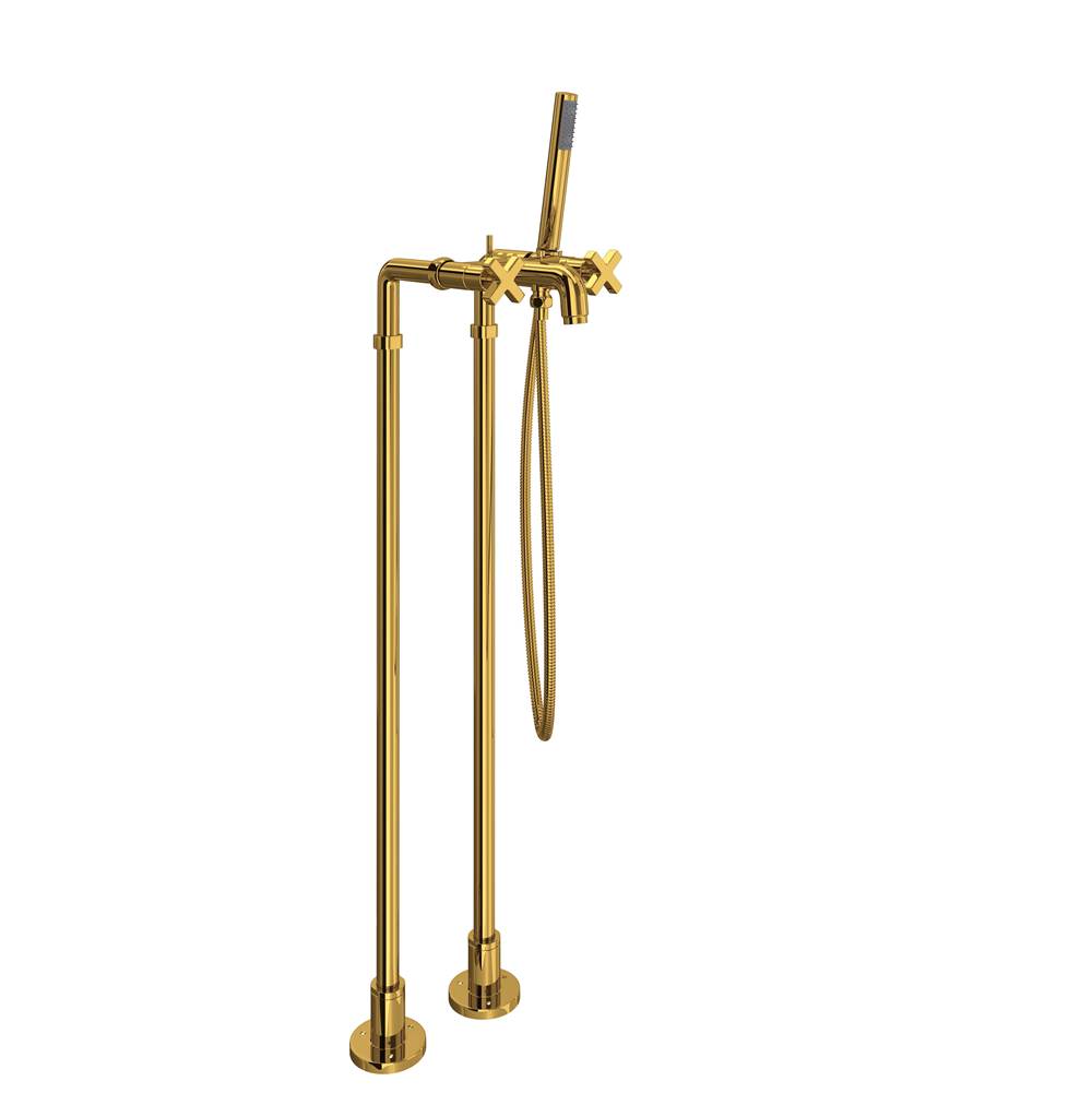 Rohl AKIT2202NXM Lombardia Floor Mount Tub Filler
