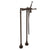 Rohl AKIT2302NLM San Giovanni Floor Mount Tub Filler