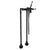Rohl AKIT3302NIL Campo Floor Mount Tub Filler