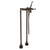 Rohl AKIT3302NIL Campo Floor Mount Tub Filler