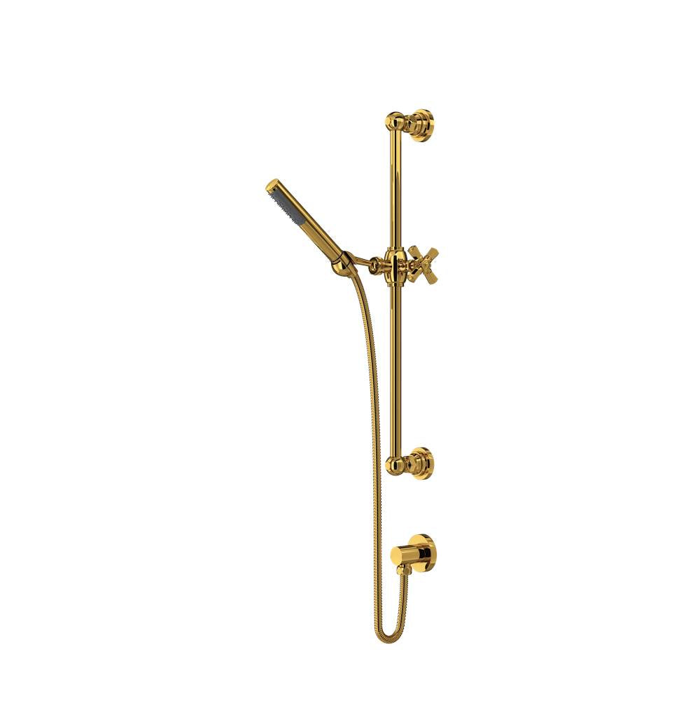 Rohl AKIT8073XM Handshower Set With 21" Slide Bar and Single Function Handshower