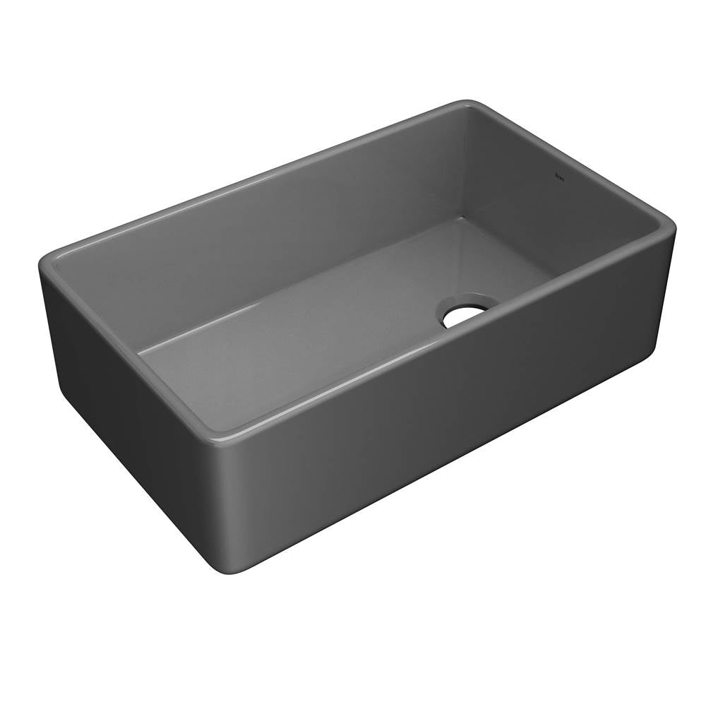 Rohl AL3220AF1 Allia 32" Fireclay Single Bowl Farmhouse Apron Front Kitchen Sink
