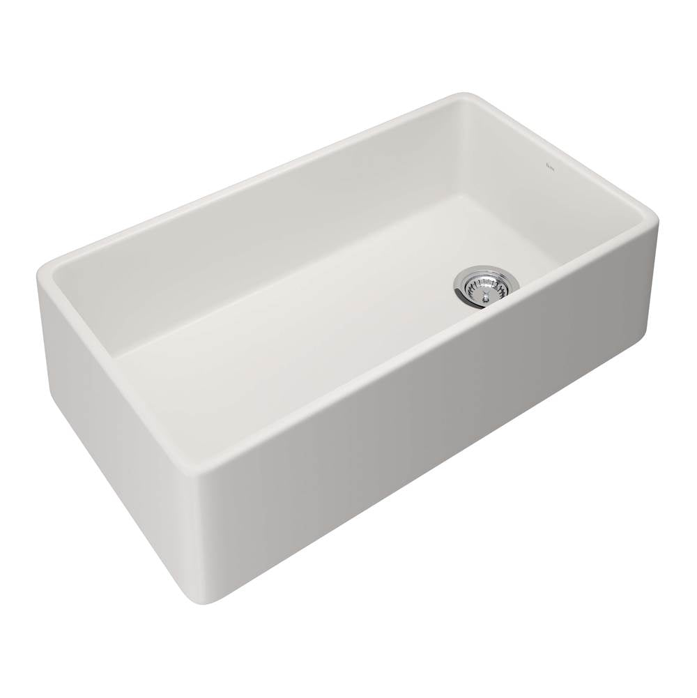 Rohl AL3620AF1 Allia 36" Fireclay Single Bowl Farmhouse Apron Front Kitchen Sink