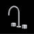 Rohl AM08D3IW Amahle Widespread Lavatory Faucet With C-Spout