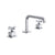 Rohl AP09D3XM Apothecary Widespread Lavatory Faucet With U-Spout