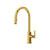 Rohl AP55D1LM Apothecary Pull-Down Kitchen Faucet With C-Spout