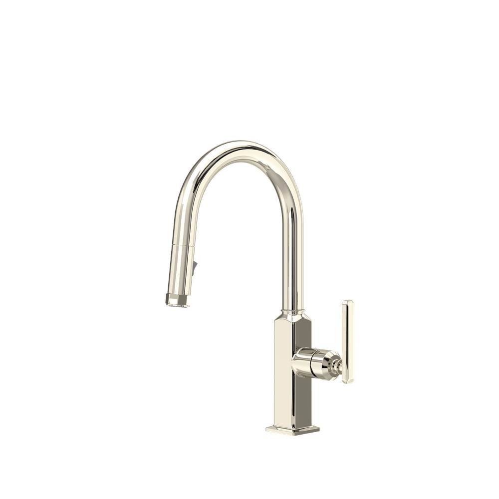 Rohl AP65D1LM Apothecary Pull-Down Bar/Food Prep Kitchen Faucet