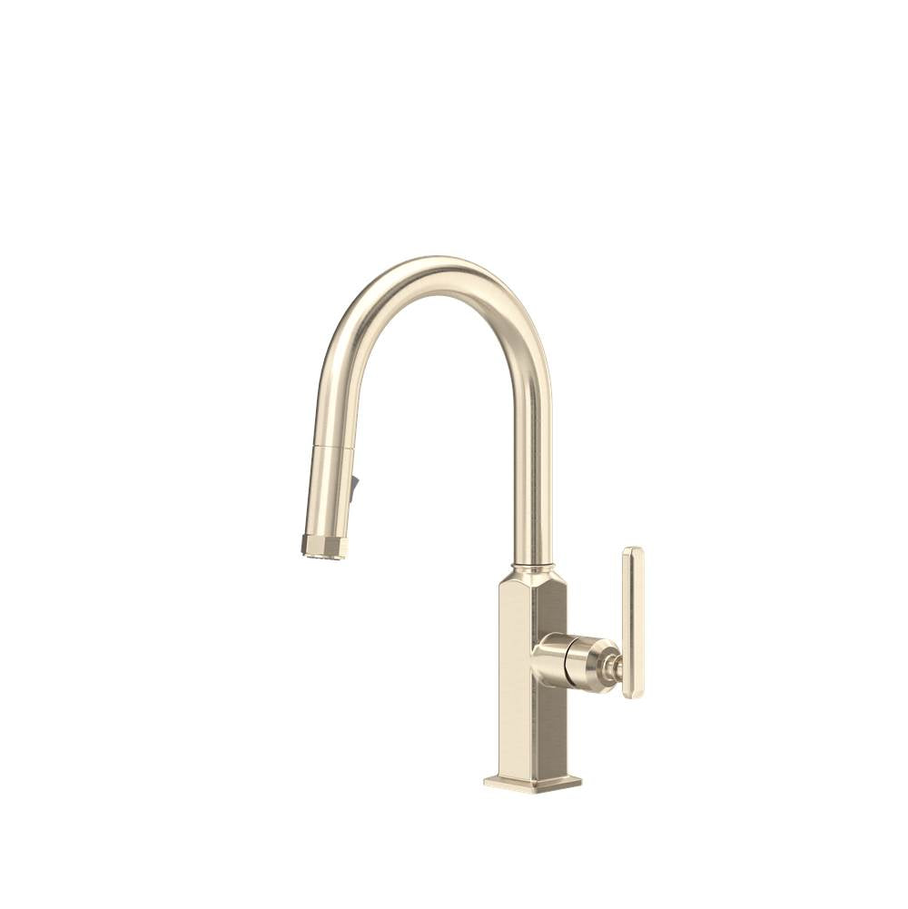 Rohl AP65D1LM Apothecary Pull-Down Bar/Food Prep Kitchen Faucet